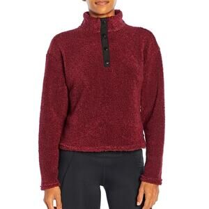 Marika Tyra Cropped Sherpa Pullover